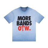 TRapstar trendy American-style letter print vintage washed short-sleeve T-shirt for cross-border sales
