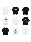 New Summer Loose-Fit Printed Short-Sleeve T-Shirt, Trendy Brand Couple Outfit