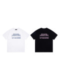 SYNAWORLD short-sleeve tops for men and women, street hip-hop punk letter print T-shirts, versatile and casual