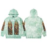 Cross-border American fashion who decides war retro American hip-hop pure cotton versatile hooded pullover sweatshirt