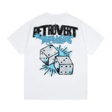 Retrovert trendy American high street short-sleeve men's T-shirt, casual and versatile, trendy brand