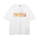 Summer new loose-fitting short-sleeve T-shirt for men with printed trendy fashion design