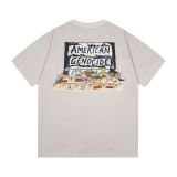 High-quality Gallerydept American-style trendy brand classic letter print loose casual T-shirt for men and women with cartoon short sleeves