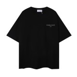 Cross-border printed short-sleeve T-shirt for men, loose fit, trendy brand, summer casual pure cotton top