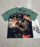 New GD trendy brand loose-fit pure cotton short-sleeve T-shirt for men and women, summer print street style