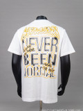 Retrovert Dark Gothic Creative American Style Streetwear Letter Print Short Sleeve Men's T-Shirt