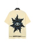 New printed short-sleeve T-shirt for men, summer loose fit, trendy brand, breathable and sweat-absorbent