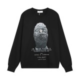 Cross-border trendy brand printed loose men's sweatshirt, autumn and winter long-sleeve top