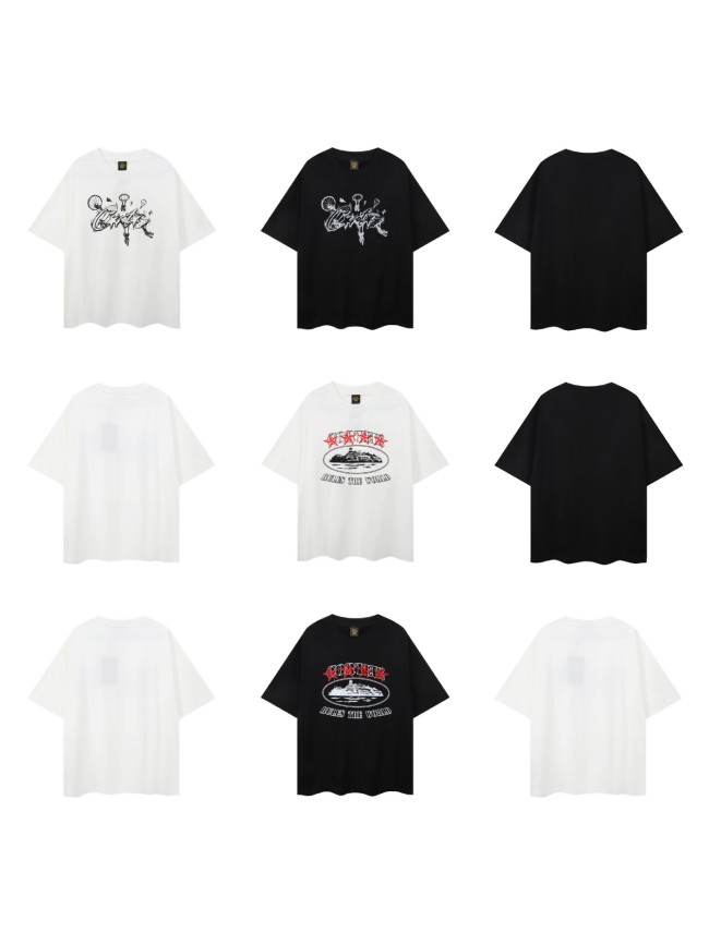 Corteiz trendy brand summer new loose-fit printed short-sleeve T-shirt for men