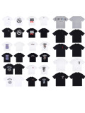 TRapstar American fashion brand black and white printed casual short-sleeve T-shirt
