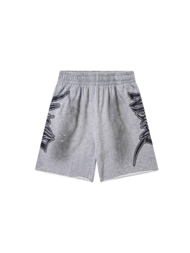 Cross-border trendy new style  American street hip-hop pure cotton casual ripped shorts