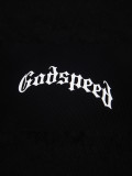 Cross-border trendy new American street hip-hop printed retro waffle casual long-sleeve T-shirt
