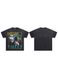 New Summer Fashion VALE Cross-Border Trend Brand American Print Street Hip-Hop Casual Pure Cotton Short-Sleeve T-Shirt