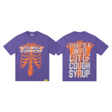 THAT'S A AWFUL LOT OF COUGH SYRUP T-shirt, trendy brand, rainbow color, casual, pure cotton, short-sleeved, men's