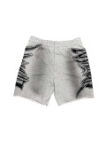 New vintage American-style trendy brand Mix EMOTION printed logo trendy summer pure cotton casual shorts
