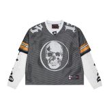 Cross-border American fashion 25 new model GodSpeed mesh casual versatile street hip-hop American jersey long-sleeve T-shirt