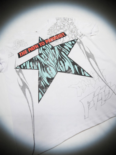 Cross-border American fashion Hellstar new high-quality printed vintage American street hip-hop pure cotton short-sleeve T-shirt