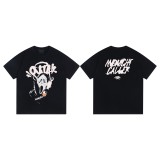 High-quality SYNA WORLD American hip-hop letter print short-sleeve T-shirt, loose casual shorts, trendy