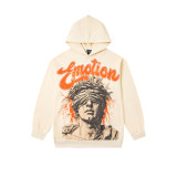 Cross-border trendy new style  American street hip-hop pure cotton highly realistic hooded sweatshirt