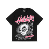 Cross-border American fashion Hellstar high street American street hip-hop pure cotton versatile casual character print short-sleeve T-shirt