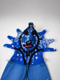 Cross-border trendy brand Glo Long's new full-print hooded pure cotton zip-up American street hip-hop sweatshirt
