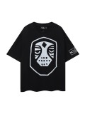 Printed short-sleeve T-shirt, loose fit, unisex, summer trend