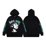 Sp5der 555 Letter Print Hooded Sweatshirt Unisex Versatile Casual Wear