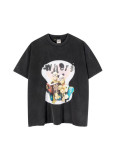 American fashion brand GALLERYDEPT American high street printed hip-hop casual pure cotton short-sleeve men's T-shirt, trendy summer round neck
