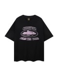 American-style trendy printed short-sleeve T-shirt, loose and casual for summer, unisex