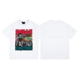 High-quality SYNA WORLD American hip-hop letter print short-sleeve T-shirt, loose casual shorts, trendy