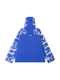 Cross-border American fashion brand Corteiz's new Alcatraz series windproof, waterproof, reflective streetwear jacket