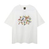 Corteiz trendy brand summer loose-fit printed unisex short-sleeve T-shirt