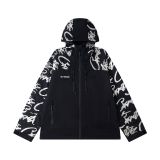 Cross-border American fashion brand Corteiz's new Alcatraz series windproof, waterproof, reflective streetwear jacket