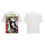 Cross-border American fashion VALE movie-themed full-print American street hip-hop summer pure cotton casual short-sleeve T-shirt