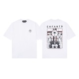 E.R.D.Melancholic Rich Kid Trendy American Style Printed Casual Short Sleeve T-Shirt