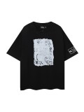 HACULLA Printed Loose Short-Sleeve T-Shirt for Men, Summer Trendy Casual