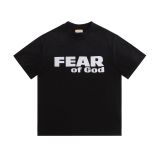 Cross-border American fashion FOG new casual versatile letter-printed unisex pure cotton short-sleeve T-shirt
