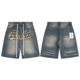 Cross-border foreign trade European and American trendy brand Vale classic model full-print rhinestone American street style loose-fit unisex jeans