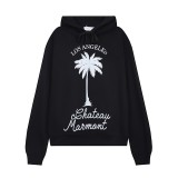 New autumn and winter hooded sweatshirt for men and women, loose fit, hip-hop style, solid color pullover top