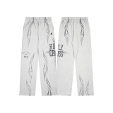 Cross-border American fashion Hellstar retro casual American street hip-hop fleece-lined straight-leg pants