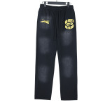 Cross-border American fashion Hellstar washed vintage hip-hop American street style printed casual pure cotton sweatpants
