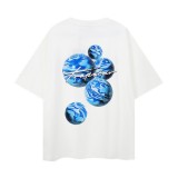 Cross-border American fashion Trapstar brand American street hip-hop casual black and white printed pure cotton short-sleeve T-shirt