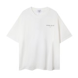 Cross-border foreign trade niche trendy brand loose-fitting short-sleeve T-shirt for men, new summer style, pure cotton with print