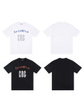 Trapstar American fashion brand black and white printed casual pure cotton short-sleeve T-shirt cross-border British y2k high street hip-hop