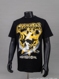 Retrovert Dark Gothic Creative American Style Streetwear Letter Print Short Sleeve Men's T-Shirt