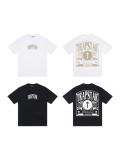 Trapstar American fashion brand black and white printed casual pure cotton short-sleeve T-shirt cross-border British y2k high street hip-hop