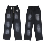 Cross-border American fashion Hellstar washed vintage hip-hop American street style printed casual pure cotton sweatpants