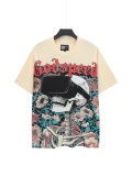 GODSPEED Printed Short-Sleeve T-Shirt for Men, Loose Fit, Trendy, Breathable, Casual Summer Top