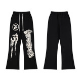 Cross-border American fashion Hellstar autumn and winter printed casual American street hip-hop pure cotton wholesale pants and sweatpants