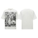 Cross-border American fashion brand VALE new American street hip-hop printed pure cotton versatile casual washed distressed short-sleeve T-shirt